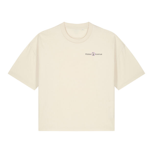 Pilates Avenue  Women's Boxy Tee -  Logo Design Thumbnail