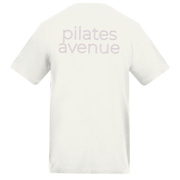 Pilates Avenue Relaxed Tee - Purple text Thumbnail
